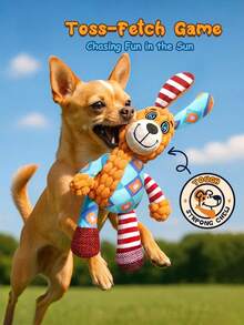 Hundespielzeug - Plüsch Quietschspielzeug für Welpen, vertreibt Langeweile für kleine Hunde, interaktives anregendes Welpenspielzeug zum Beschäftigen