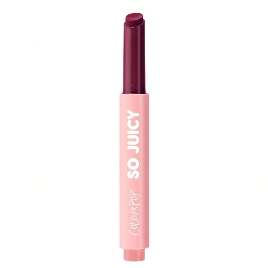 ColourPop So Juicy Plumping Lip Gloss Balm - Hydrating Lip Gloss & Balm Hybrid With Peptides - Non-Sticky Formula - Visibly Plumps Lips & Delivers Buildable Color - Guava Glaze (0.07 Oz)