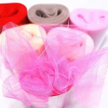 1 Roll Tulle Roll Tulle Fabric Roll 6" X 25Yards(15cm*22.8m) For Decorations Tutu Weddings Costumes Skirts Parties Gift Bow Baby Shower