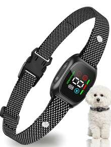 Anti-Bellen Halsband für kleine Hunde, kein Schock Bellen Halsband mit 8 Empfindlichkeiten, 4 einstellbare Modi Piepton & Vibration, IP67 wasserdicht - effektiv & human Kleine Hunde Bellen Halsband-Glanz, Winziges Bellen Halsband für kleine Hunde 2,3-6,8kg, mittel, große Hunde, automatisches intelligentes Bellen Halsband - Verschiedenfarbig - Übersicht 13