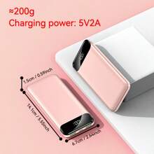 1 pezzo Powerbank ultra sottile da 10000mAh - Caricabatterie multicolore con USB, adatto per smartphone, tablet, smartwatch - Regalo perfetto per uomini e donne, caricabatterie portatile per laurea, feste per single, damigelle, festa del papà, festa della sposa, matrimonio, decorazioni per feste di compleanno e forniture per matrimoni