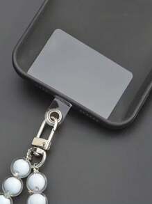 5 piezas de espaciadores transparentes para ranuras de tarjetas, clips universales para la parte posterior de la funda del teléfono, conectores de cordón para teléfono