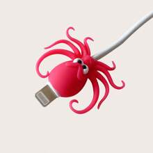 INS Style Lobster Silicone Data Cable Protector Cartoon Cover For Apple Phone Data Cable