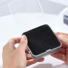 Extra Large Makeup Brush Cleaning Box, Makeup Dry Cleaning Tool, Quick Cleaning Sponge Box, Eyeshadow Brush Cleaner, Makeup Tool Excess Powder & Lip Brush Cleaning Box