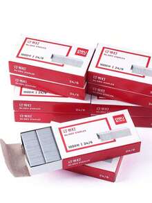 1000 Metal Nails, 24/6 Type, Randomly Packaged, Powerful 24/6, Universal Nails For Back To School, Back To School, And Study Supplies, 1 Box