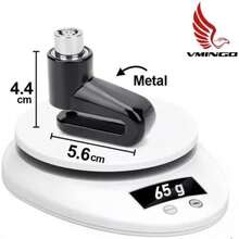 Candado Disco Aluminio Motocicleta Bicicleta Segura Proteccion Anti Robo Freno Bloqueo Lock Compacto Vmingo Mexico - Rojo - Ver 5