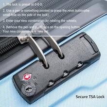 Tzou 20"+28" Complete 2-Piece Lightweight Luggage Set – ABS Hardside Spinner Suitcases With TSA Lock