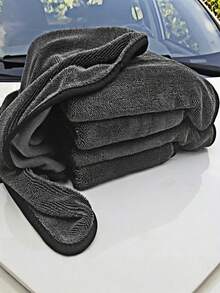 1 Piece {40*60cm/60*90cm/60*160cm} Multiple Sizes Available, Thick Towel With Strong Water Absorption Without Residue, Car Wash Specialized Towel, Double-Sided Enlarged And Thickened Lint-Free Towel, Reusable And Easy To Clean
