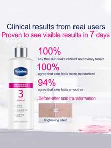 Vaseline 凡士林烟酰胺亮白身体乳液，提亮肤色，改善暗沉，均匀肤色，凡士林精华，焕发光彩，增强亮度，持久保湿，修复肌肤，烟酰胺+己基间苯二酚+白藜芦醇，多功能，日常护肤，身体护理，适合深色皮肤人士，追求光泽。 - Nicotinamide Brightening - 查看 4