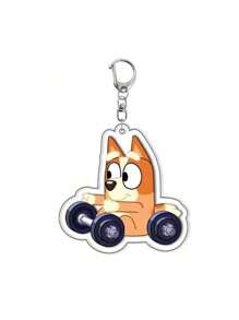 10 件 Bluey Family 亚克力钥匙扣吊坠包吊坠宾果朋友娃娃吊坠，非常适合节日、粉丝和送礼，完美的派对和节日礼物，嘉年华玩具（款式随机） - 彩色 - 查看 7