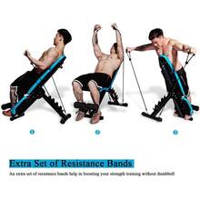 JX FITNESS Adjustable Weight Bench Home Training Gym Weight Lifting Sit Up Ab Bench Flat Incline Decline Multiuse Exercise Workout Bench - Black - View 11