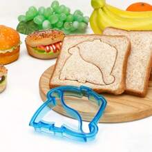 Dinosaur-Themed Sandwich Cutter, DIY Bread Mold, Suitable For Lunch Box Decoration, Cute Dinosaur-Shaped Cake Mold, Bento Lunch Box Food Decoration
