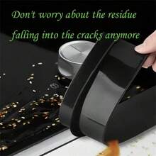 2 pièces Bande d'étanchéité de cuisine en silicone durable, résistante à haute température, imperméable et anti-salissure. Comptoirs propres et sans débris doivent être mis à niveau