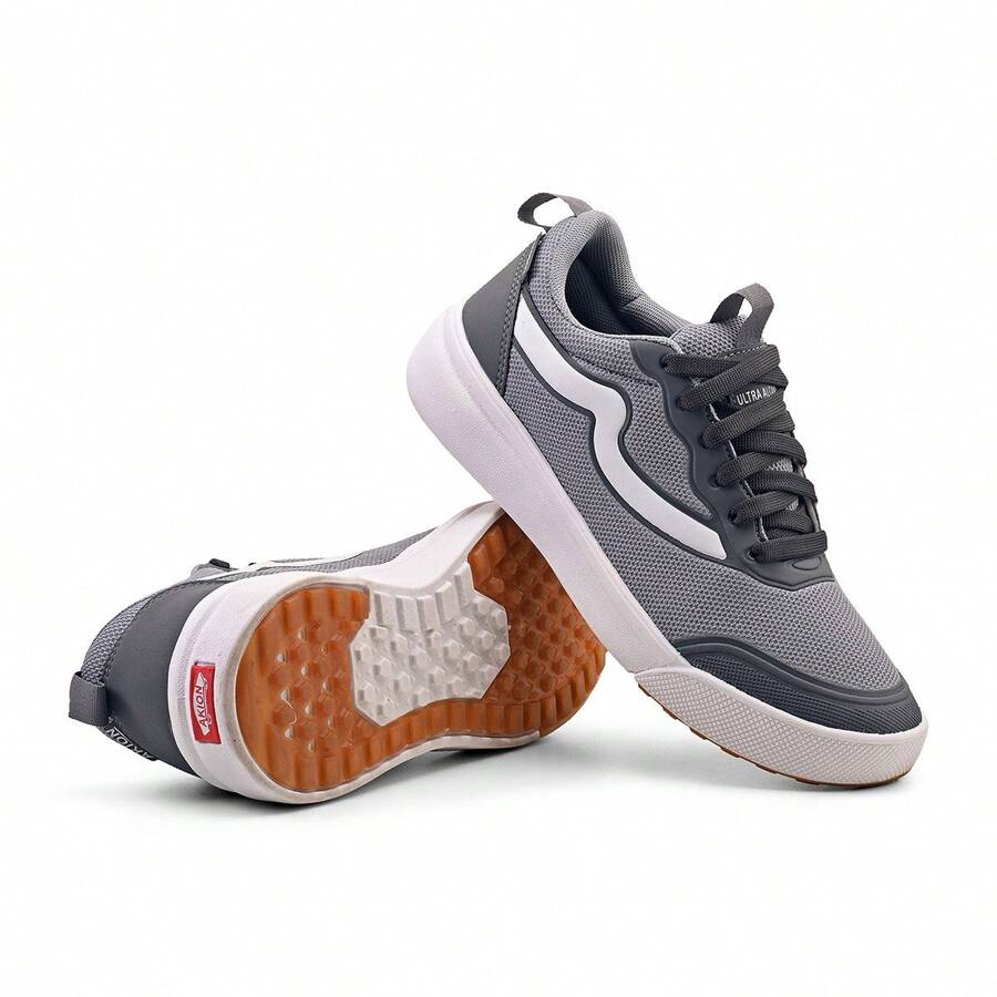 Comfortable And Durable Casual Sneakers For All Moments - Sizes 34 To 43 - Xám đậm - Xem 1