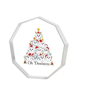 Roliga jultänder, jultandläkare, julklapp till tandläkare, jultandvårdsteam för högtider, söt kontorsdekor, skrivbordsdekor, rumsdekor estetisk, inflyttningspresenter, julklappar till kvinnor, unika presenter till kvinnor