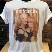 Death Bmes Her - White T-Shirt.  & Wo All Sizes49 - Putih 7 - View 1