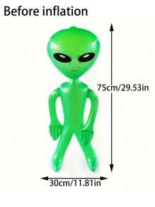 1-3 Pcs Colorful Alien-Shaped Inflatable Dolls, Festive Halloween Party Decorations, Halloween Party Decorations, With Pumpkins, Spider Webs And Lanterns, Perfect For Creating A Spooky Celebration Atmosphere, Plastic, Suitable For Bar Decoration, Home Decoration, Outdoor Decoration, Party, Halloween Fall Decor Autumn Decor Halloween Decor Room Decor