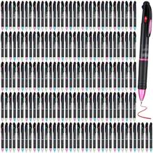 24 Pack 0.7mm 4 Color Multicolor Ballpoint Pens, 4-In-1 Multi Colored Gel Ink Retractable Ball Point Pens Gifts For School Student Office Teacher Nurse Staff Holiday Party Favors-976470 - 192 - Xem 2
