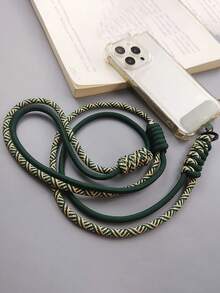 Adjustable Lanyard Strap, Dual Use As Necklace Or Crossbody, Sturdy For Outdoor, Women Long Style - Multicolor - View 1