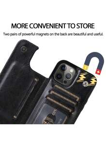 Luxury Durable Leather Wallet Phone Case Compatible With IPhone 16e 16 15 14 13 12 11 Pro Max SE X XR XS Max 8 7 6 6S Plus Compatible With Samsung Galaxy S25 S24 S23 S22 S21 S20 Ultra A13 A14 A15 A35 A53 A54 A55 S23 FE S24 FE Kickstand Credit Card Slots Holder Shockproof Phone Cover
