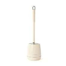 Toilet Brush With Bucket Brush And Holder, Space-Saving Toilet Brush For Storage, Durable Bristle Toilet Brush For Bathroom Cleaning - 金色 - 查看 3
