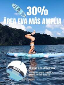 Inflatable Paddle Board, 305 Cm Paddle Board With Balance Fins For Beginners And Robust Accessories,  Board For Adults, Versatile Stand-Up Paddle Board For Yoga