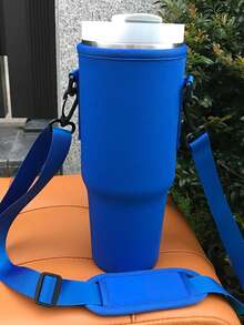 1Pc 40oz Tumbler Case, Compatible With Stanley,Cup Cover/Storage/Organization, Diving Material Cup Cover, Car Handle Cup Protective Cover, Diagonal Strap Adjustable Strap, Suitable For Outdoor Travel, Fitness, Daily Use. Outdoor Travel, Fitness, Daily Use,Mother's Day, Birthday Gift - Multicolor - View 19