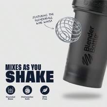 BlenderBottle Classic V2 Shaker Bottle Protein Shakes And Pre Workout, 28-Ounce, Black, 2 Pack - 黑色 - 查看 9