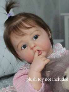 60cm 3D Paint Skin With Vein Vinyl Reborn Baby Doll For Girl Handmade 24 Inch Princess Toddler Artist Collection - Muñeca de piel pintada en 3D - Ver 1