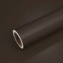 1 Roll Brown Matte Wallpaper Solid Color Self-Adhesive Peel-Off Contact Paper Bedroom Living Room TV Background Wall Home Decorative Wall Sticker Kitchen Countertop Cabinet Drawer Furniture Renovation Covering Film DIY Easy To Install Removable Wallpaper15.7inX393.7/196.8/118.1/39.3in Wall Paper Wall Stickers Room Decor Wall Decor Living Room Decor - Brown - View 9