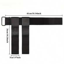 Adjustable Ankle Weights With Dumbbell Rack, Home Fitness Equipment, Black Polyamide (Nylon) Ankle Weights With Safety Buckle, Suitable For Calf Raises, Leg Extensions, Easter And Mother's Day Gifts