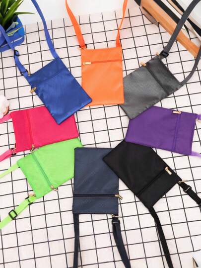 Women's Shoulder Bag Messenger Bag Oxford Cloth Waterproof Small Shoulder Bag Mini Mobile Phone Bag Coin Purse Small Bag For Women Wallet Purse Wallet For Men Money Wallet