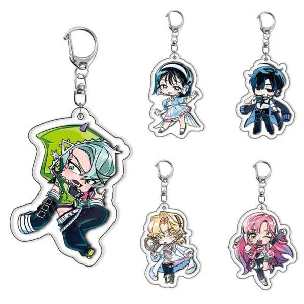 Llaveros populares de personajes de anime AlienStage como accesorios para mujeres, bolsos, Luka, Ivan, Till, Mizi, Hyuna, Sua, regalos para fans de cosplay y joyería
