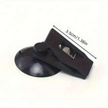 4 Portable Car Suction Cup Clips, In-Car Window Suction Cups, Detachable Mounts Suitable For Sun Visors, Curtains, Towels, And Receipts