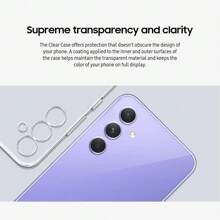 兼容三星 Galaxy S25 Ultra S24 Ultra 极简超薄透明手机壳，适用于 A06 A16 A26 A36 A56 A15 A35 A55 ﻿ - 無色 - 查看 8