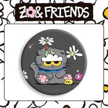 GD联名徽章 猫吧的GD马口铁徽章 新款GD徽章58mm 自制圣诞装饰你的最帅徽章 让你成为街上最靓的仔 - 彩色 - 查看 11