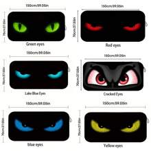 Easypie Selection 1PC Premium Quality Windshield Sunshade - Fashionable Blue Eyes/Cracked Eyes Design Car/RV Heat Insulation Cover, Anti-UV And Anti-Ice