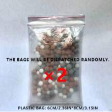 圆形多色负离子矿物淋浴喷头珠 - 易于安装，无需电源，滤水石可提升沐浴体验，淋浴滤水珠 - 淋浴喷头替换净化石，直径 6-7 毫米，用于水净化的滤水石，高效水过滤矿物球，浴室水净化，装饰性浴室配件，耐用的浴室产品存储 - 彩色 - 查看 16