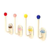 多巴胺挂钩发圈收纳架浴室发饰发夹皮筋头箍钩发绳饰品粘钩 - 彩色 - 查看 11