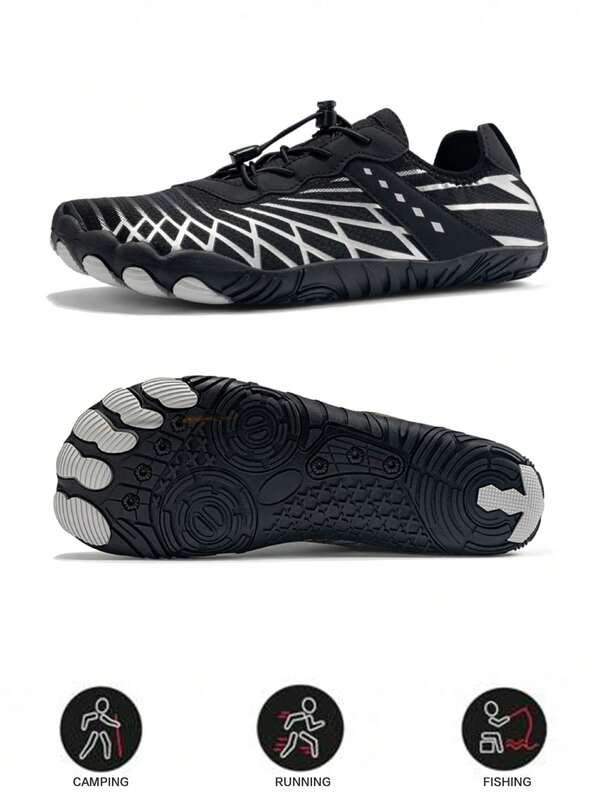 Zapatos de agua cómodos de verano unisex - Ligeros, antideslizantes, transpirables calcetines acuáticos para entusiastas de la descalcez | Sandalias de suela blanda de secado rápido para natación, buceo, playa y pesca