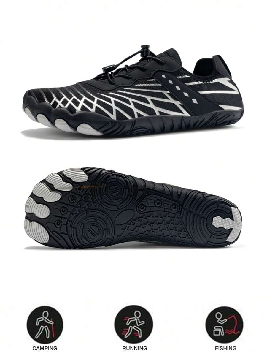 Zapatos de agua cómodos de verano unisex - Ligeros, antideslizantes, transpirables calcetines acuáticos para entusiastas de la descalcez | Sandalias de suela blanda de secado rápido para natación, buceo, playa y pesca