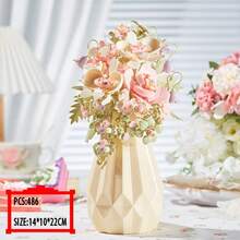 Conjunto de buquê de flores preservadas em garrafa decorativa, enfeite de árvore de sakura feito à mão, adequado para presentes de Dia dos Namorados, Ação de Graças, Halloween, Natal e aniversário