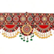 Tied Ribbons 36 Inch Multicolored Designed Toran Toranam For Door And  Puja Decorations Wall Hanging Toran Bandarwar For Home Mandir Housewarming Diwali Decorations For Home