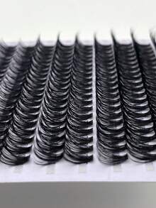 280片 40D D卷混合 9-16mm DIY簇状假睫毛 单根嫁接 自然轻盈浓密 柔软可重复使用仿貂毛假睫毛 家用沙龙专业使用 睫毛簇 - 黑色 - 查看 7