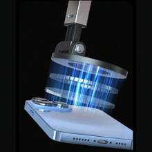 Ausziehbare Autohalterung für Handys - 360° Magnethalterung mit Saugnapf-Basis, Einfach-Verriegelung, ultraflaches Design als Frauenaufbewahrungsorganizer, Reiseessential, Herbstdekoration, Halloween