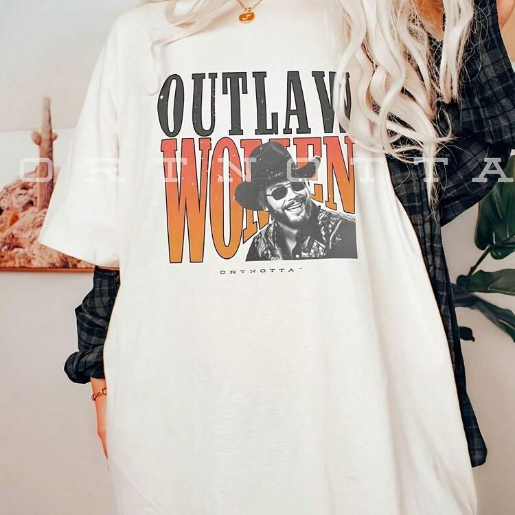 Outlaw K Williams Jr Western Retro Boho Hippie Cl Shirt Collection  Color BlackWhite  Size Various4 - White 1 - View 1