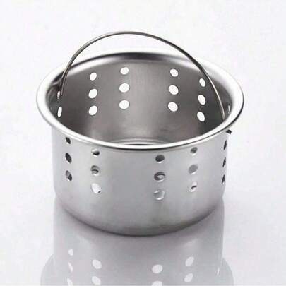 HUIXUANLIN 1 件 304 不锈钢防堵塞穿孔滤水篮、厨房水槽滤水器、排水管延长器、水槽柱塞、单/双水槽延长管、排水过滤器、超快速排水堵塞清除器，适用于厨房水槽和地漏