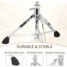 Adjustable Heavy Duty Swivel Drum Stool, Round Saddle Thick Padded Drum Seat - tròn - Xem 6