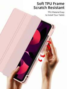 兼容 iPad A16、Air 11/13、M3 2025、Mini 7、A17 Pro 2024、Air 11/13、M2 2024、Pro 11/13、M4 2024、Mini 6、Pro 11、7/8/9 代 10.2 英寸、Air 4、Air 5 10.9 英寸、10 代 Pro 12.9 英寸、Redmi SE 11,以及 S6 Lite、S7、S8、S9、S9 Plus。 - 粉色 - 查看 6