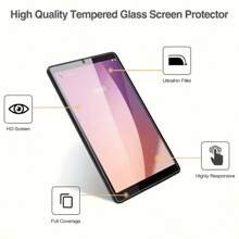 2pcs Tempered Glass Screen Protector, Waterproof And Scratch-Resistant, Compatible With Fire HD 7 2014, Legion Y700, P11 Plus, P12 12.7, And Tab M10 Series. Easy To Install, High-Definition And Clear, No Bubbles, Fingerprint-Proof, Scratch-Resistant, And Shockproof, Durable. - Clear - View 2